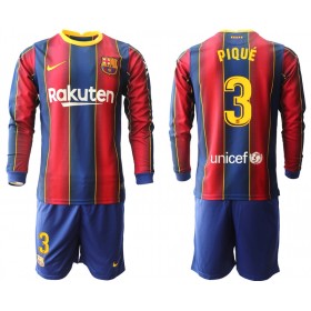 Koszulka FC Barcelona PIQUE 3 Dziecięca Główna 2020-2021 - Koszulki Piłkarskie(L/S)